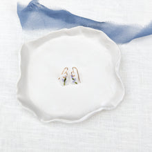 Load image into Gallery viewer, Fiona Abstract Floral Dangles