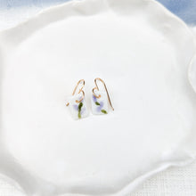 Load image into Gallery viewer, Fiona Abstract Floral Dangles