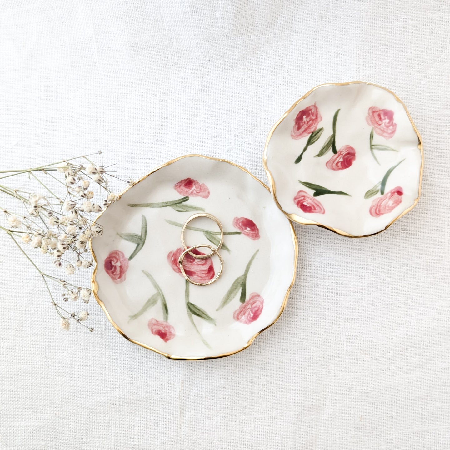 Gold Rimmed Petite Avery Dish