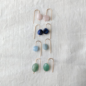 Simplicity Gemstone Earrings