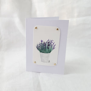 A Bouquet of Lavender Notecard
